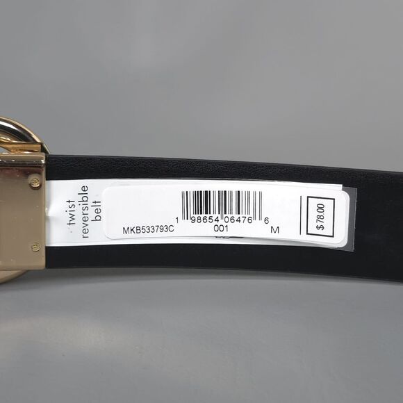 MICHAEL KORS Women’s New Belt Twist Reversible Leather Logo MEDIUM Casual main image 5
